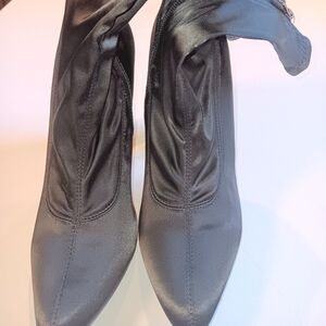 Sleek Black Ankle Booties for Women 4.5 ' Heel